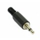SPINA JACK MONO Ø 3,5MM PVC Professionale qualità superiore JAPAN