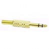 SPINA JACK STEREO Ø 6,3MM OTTONE NICHELATO