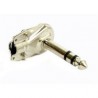 SPINA JACK STEREO Ø 6,3MM 90° NICHELATO