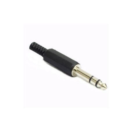 SPINA JACK STEREO Ø 6,3MM PVC Professionale qualità superiore JAPAN
