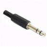 SPINA JACK STEREO Ø 6,3MM PVC Professionale qualità superiore JAPAN