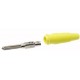 SPINA A BANANA DIAM. 4MM FLESSIBILE CON FORO GIALLA