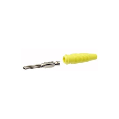 SPINA A BANANA DIAM. 4MM FLESSIBILE CON FORO GIALLA