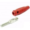 SPINA A BANANA DIAM. 4MM FLESSIBILE CON FORO ROSSA