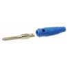 SPINA A BANANA DIAM. 4MM FLESSSIBILE CON FORO BLU