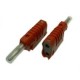 SPINA BANANA DI SICUREZZA 60V 30A IEC1010 DIAM. 4MM ROSSA
