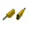 SPINA BANANA DI SICUREZZA 60V 30A IEC1010 DIAM. 4MM GIALLA