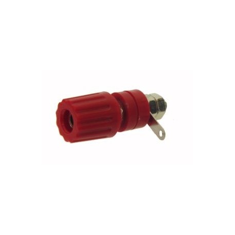 MORSETTO SERRAFILO 15A ROSSO DIAM. 4MM