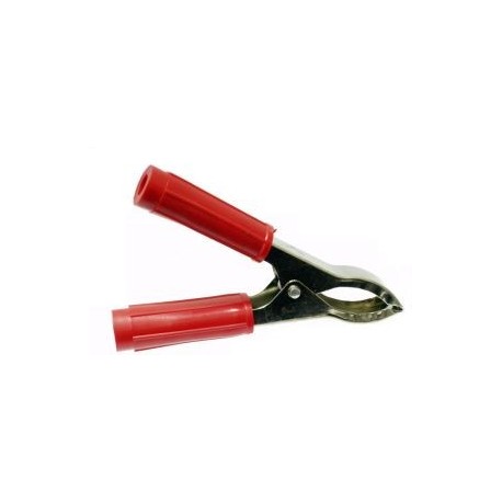 PINZA COCCODRILLO 40A ROSSA PER BATTERIA