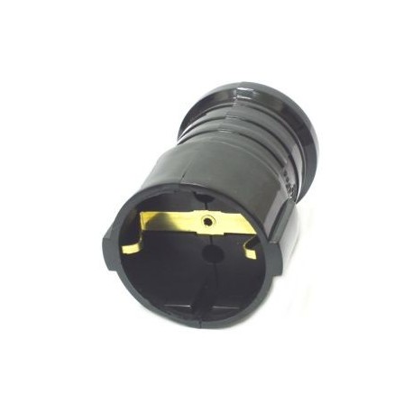 PRESA RETE VOLANTE SCHUKO 16A 250VAC 2P T NERA