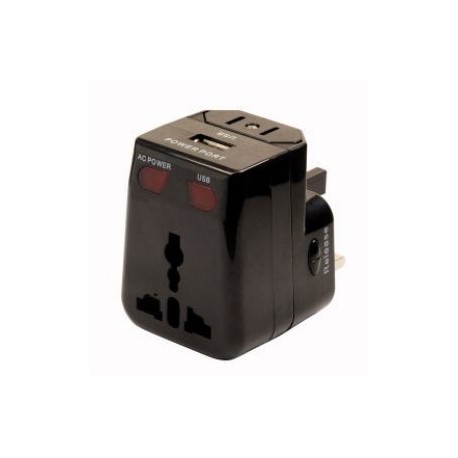 ADATTATORE DA VIAGGIO UNIVERSALE PRESA USB 5V