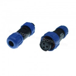 PRESA SP13 FEMMINA VOLANTE 3 POLI IP68 FILETTATURA INTERNA