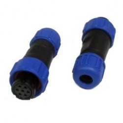 PRESA SP13 FEMMINA VOLANTE 7 POLI IP68 FILETTATURA INTERNA