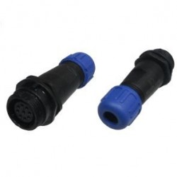 PRESA SP13 FEMMINA VOLANTE 9 POLI IP68 FILETTATURA ESTERNA