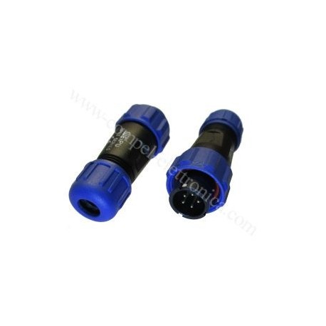 SPINA SP13 MASCHIO VOLANTE 4 POLI IP68 FILETTATURA INTERNA