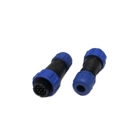 SPINA SP13 MASCHIO VOLANTE 9 POLI IP68 FILETTATURA INTERNA