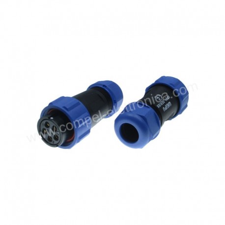PRESA SP21 FEMMINA VOLANTE 5 POLI IP68 FILETTATURA INTERNA