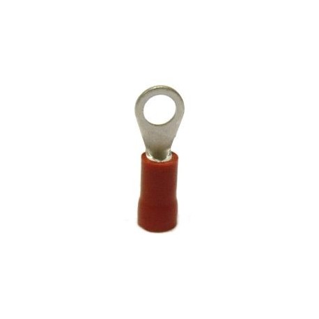 CAPICORDA OCCHIELLO FORO VITE D. 4,3MM ROSSO