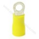 CAPICORDA OCCHIELLO FORO VITE D4,3MM GIALLO