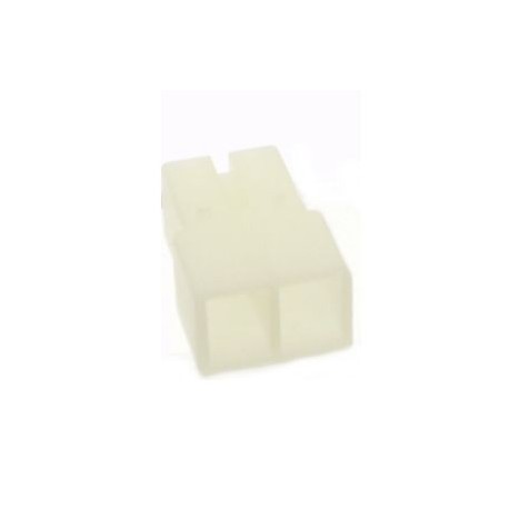 BLOCCHETTO 2 POLI PER FASTON FEMMINA passo 6,35mm