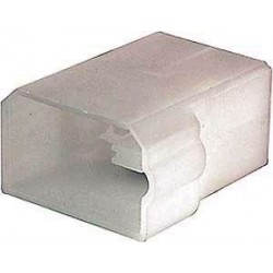 BLOCCHETTO 2 POLI PER FASTON MASCHIO passo 6,35mm