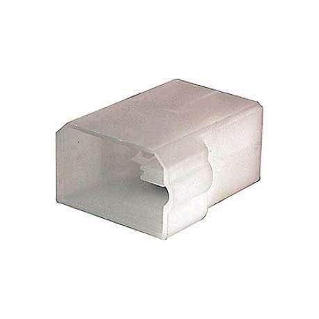 BLOCCHETTO 2 POLI PER FASTON MASCHIO passo 6,35mm