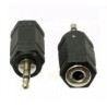 ADATTATORE SPINA 2,5 MONO A PRESA 3,5 STEREO