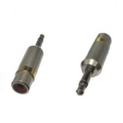 ADATTATORE SPINA 3,5 MONO A PRESA RCA METALLO