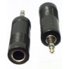 ADATTATORE SPINA 3,5 STEREO A PRESA 6,3 STEREO