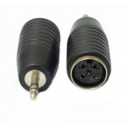 ADATTATORE SPINA 3,5 STEREO A PRESA 5 POLI DIN