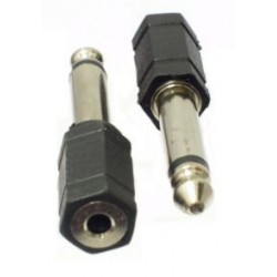 ADATTATORE SPINA 6,3 MONO A PRESA 3,5 MONO