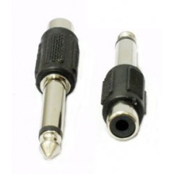 ADATTATORE SPINA 6,3 MONO A PRESA RCA