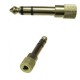 ADATTATORE SPINA 6,3 STEREO A PRESA 3,5 STEREO GOLD
