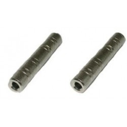 ADATTATORE PRESA 6,3 STEREO FEM/FEM METALLO