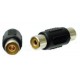 ADATTATORE PRESA RCA A PRESA RCA PVC