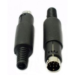 SPINA MINI DIN 8 POLI