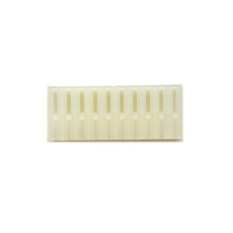 CONNETTORE FEMMINA FILA SINGOLA 10 POLI PASSO 3,96MM