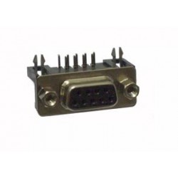 CONNETTORE FEMMINA VASCH. 90° C.S. 9P