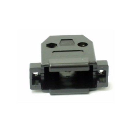 CALOTTA PER CONNETTORI A 15 POLI SU DUE FILE GRIGIO / NERO