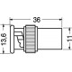 SPINA BNC CONNESSIONE RAPIDA PER CAVO RG59