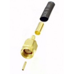 SPINA SMA VOLANTE REVERSE CRIMPARE PER RG174 GOLD