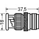 ADATTATORE DA SPINA BNC A PRESA N