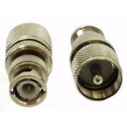 ADATTATORE DA SPINA UHF A SPINA BNC