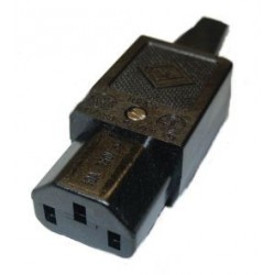 PRESA TRIPOLARE 10A 250Vac VDE C13