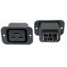PRESA PANNELLO TRIPOLARE 16/20A 250VAC VDE C19 A FLANGIA