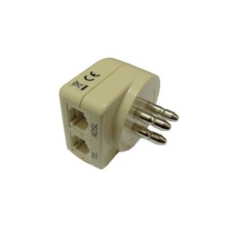 FILTRO ADSL SP/3 POLI E 2 PRESE 6P/2C