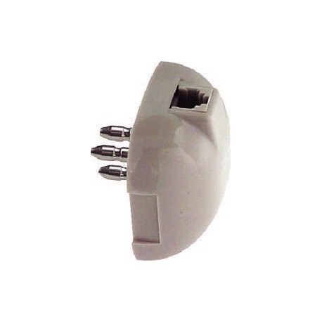 SPINA/PRESA TRIPOLARE CON PRESA RJ 6P2C