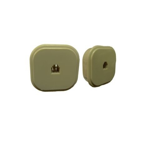 PRESA MODULARE RJ11 6P/4C A PARETE