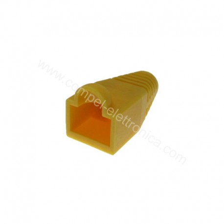 CAPPUCCIO PER CONNETTORE RJ45 8P GIALLO