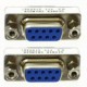 ADATTATORE D-SUB 9 PIN SERIALE FEMMINA-FEMMINA MINI